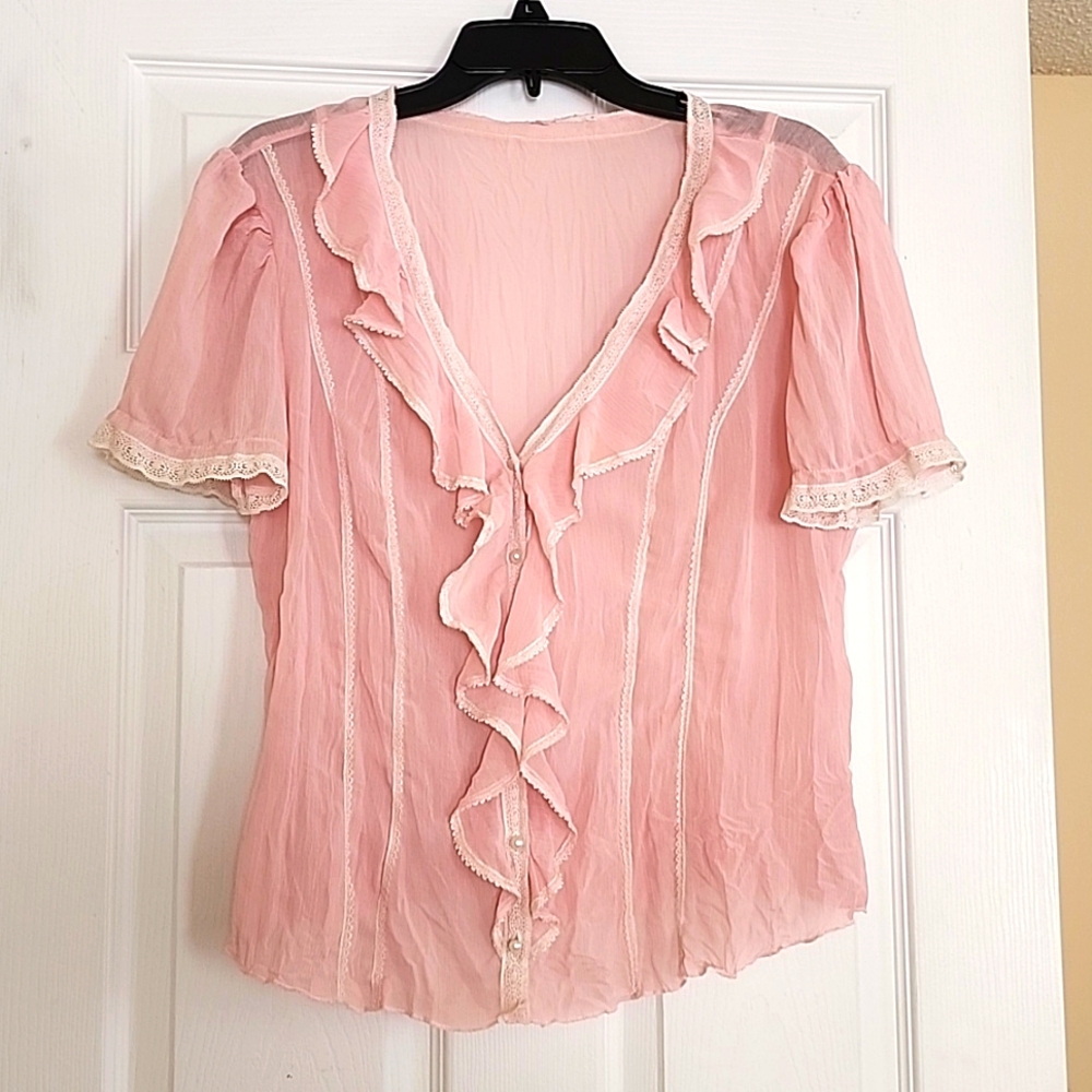 Pink blouse
